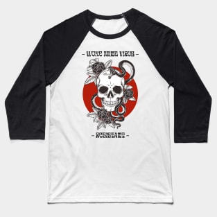 Woke Mind Virus Resistant Baseball T-Shirt